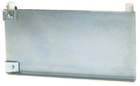 Eagle Group MMFB-K-18-R112 18" regular grey epoxy single foot bracket with knob, right - for cant