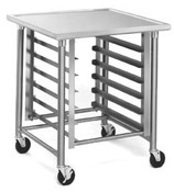 Eagle Group MMT3030G 30" x 30" mobile mixer stand with galvanized base.