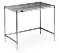 Eagle Group MWS2448S 24" x 48" stainless steel finish, mobile unit - basic wire top unit, c