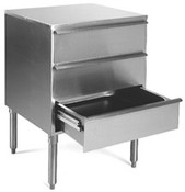 Eagle Group NTD3 22 1/2" x 24" x 22" NSF-approved tier drawer with three drawers and no