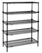 Eagle Group RS4-74-A1448C Chrome Add-A-Shelf Starter Unit, 14" W x 48" L x 74 H