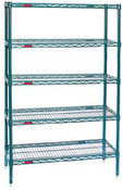Eagle Group S5-74-2172E EAGLEgard hybrid epoxy Five-Shelf Starter Unit, 21" W x 72" L x 74 H