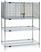 Eagle Group SECM2436Z 24" x 36" EAGLEbrite zinc security module with hinged door