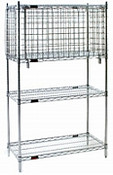 Eagle Group SECM2448FC 24" x 48" chrome security module with flip-up door.
