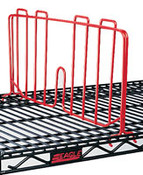 Eagle Group SD30-BL 30" black, Stand-Outs decorative shelf divider.