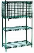 Eagle Group SECM2160FE 21" x 60" EAGLEgard green epoxy security module with flip