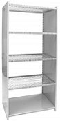 Eagle Group SP1642Z 16" x 42" EAGLEbrite standard four-post series - hybrid shel