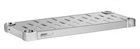 Eagle Group SHDS2460SL 24" x 60" 14 gauge stainless steel louvered shelf - Quik-Set solid she