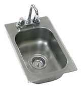 Eagle Group SR20-12-6.5-1 17" x 22 3/4" one-compartment, counter drop-in sink with self rim desi