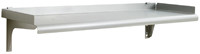 Eagle Group SWS1572-14/3 15" x 72" rolled front edge, 14/304 stainless steel - snap-n-slide sol