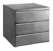 Eagle Group TD3 22 1/2" x 24" x 22" regular tier drawer with three drawers and no leg