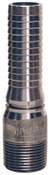 Dixon RST40CS 4" 316SS Crimp Style Combo Nipple Male NPT