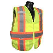 Radians SV23-2ZGM-3X/5X Saftey Vest Class 2, Expandable Vest Green, 3XL/5XL