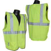 Radians SV4GS3X 5 PT. Breakawy Safety Vest Class 2, Breakaway Solid Green, 3X-Large