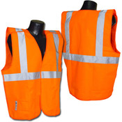 Radians SV4OSM 5 PT. Breakawy Safety Vest Class 2, Breakaway Solid Orange, Medium