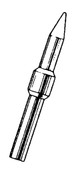 Weller EPH112 .015" x .625" Reach Long Micropoint Tip for EC1302, EC1301 Series Irons