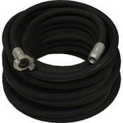 1/2" Blast Hose Assembly, Black, 100 Feet, Aluminum Fittings