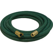 1" Blast Hose Assembly, Green, 50 Feet, Brass Fittings