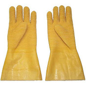 Gloves, Gum Rubber, Cotton Lined, Replaces Leather
