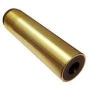 Nozzle, Tungsten Carbide, Long Venturi, 1/4" Bore, Brass Jacket
