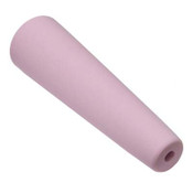 Nozzle, Ceramic, Long Tapered Cone, Straight Bore, 3/32" Bore, 3-3/4" Length
