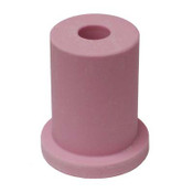 Nozzle, Ceramic, Straight Bore, 7/16" Bore, 1-3/8" Length, Flanged
