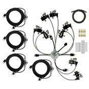 Forecast 888203513401PB Junction Box Abrasive Cutoff Kit, 12VDC Electric, Bulk Blaster (4) Out