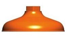 10" Orange ABS Plastic Shower Head