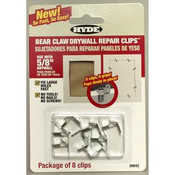 Hyde 9042 Bear Claw Drywall Repair Clips, 5/8" (8)