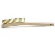Brush Research B-40 HAND SCRATCH BRUSH, Curved Handle