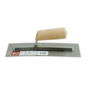 Hyde 18535 11"x4-1/2" Curved Finishing Trowel, High Carbon Steel