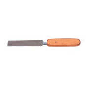 Hyde 50400 Regular SQ PT Knife #4, Flat Wood Handle, 3-7/8" x 3/4"