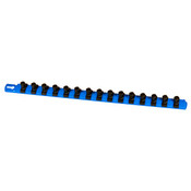 Ernst 8405-Blue - 1/2" 18" Socket Organizer and 15 Twist Lock Clips