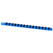 Ernst 8403-Blue - 1/4" 18" Socket Organizer and 15 Twist Lock Clips