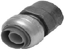 DIXON U088 Sharkbite Push-Fit Straight Connectors,Forged Brass