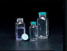 Qorpak GLC-01364 Bottle French Sq w/ Cap 480 ml, PK24