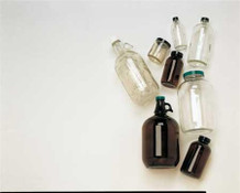 Qorpak GLA-00936 Bottle Safety Coated 8 Oz Clear, PK24