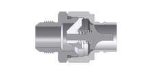 Dixon V3JM3 3/8" H-STYLE NIPPLE, 3/8" M-JIC, ST Body Material: STEEL Body Size: 3/8"