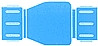 Campbell Mfg 1011C-15 1-1/2" Spring Check (Slip X Slip, Clear Body)