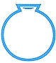 Campbell Mfg 61346 Series 61 Single Earpinch Clamp, 1 -3/8"