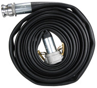 Dixon WDH20BK50GAX 2" X 50' BLK NITRILE HOSE CPLD GLBL AL C&G ENDS-WASHDOWN