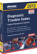 Autodata ADT12-350 2012 Import Trouble Code Manual