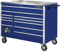 Extreme Tools EXT EX5511RCBL 55" 11 Drawer Roller Tool Cabinet - Blue