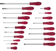 Gearwrench GWR82730 19 Pc Mixed Solid Handle Screwdriver Set