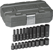 Gearwrench GWR84900 20 Pc. Impact Socket Set SAE 1/4" Dr.