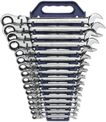 Gearwrench GWR9902 16 Pc. Flex-Head Combination Ratcheting Wrench Set - Metric