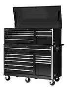 International Tool Box ITBVRT-5606BK 56" Value Series 6 Drawer Chest, Black