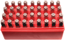 K Tool International KTI73400 Letter & Number Metal Stamps