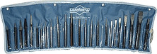 Mayhew MAY61050 24 Pc. Black Oxide Punch & Chisel Kit