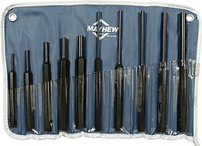 Mayhew MAY61511 10 Pc. Black Oxide Pin Punch Kit